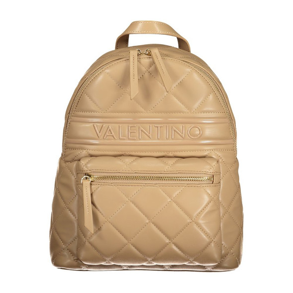 Beige Polyethylene Women Backpack Beige Polyethylene Women Backpack