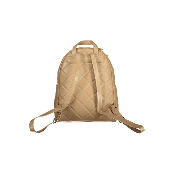 Beige Polyethylene Women Backpack Beige Polyethylene Women Backpack