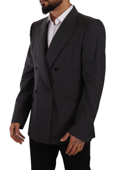 Dolce & Gabbana Gray Double Breasted 2 Piece SICILIA Blazer Dolce & Gabbana Gray Double Breasted 2 Piece SICILIA Blazer