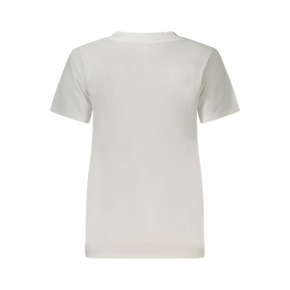 Guess Jeans White Cotton Tops & T-Shirt GU-39052 Guess Jeans White Cotton Tops & T-Shirt GU-39052