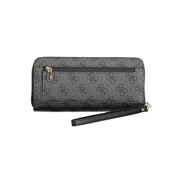 Guess Jeans Black Polyethylene Women Wallet GU-39280 Guess Jeans Black Polyethylene Women Wallet GU-39280