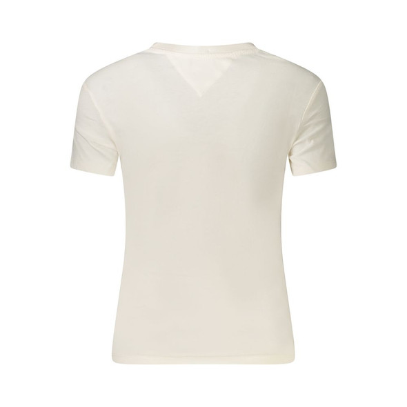 White Cotton Women T-Shirt TO-39320 White Cotton Women T-Shirt TO-39320