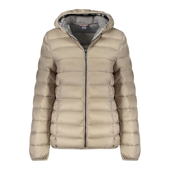 Norway 1963 Beige Polyamide Women Jacket NO-39357 Norway 1963 Beige Polyamide Women Jacket NO-39357