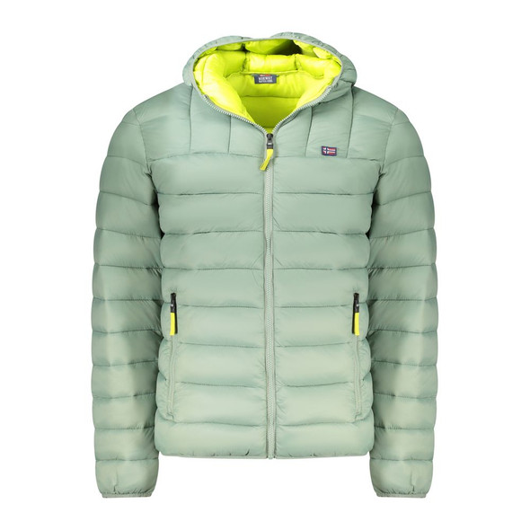 Norway 1963 Green Polyamide Men Jacket NO-39359 Norway 1963 Green Polyamide Men Jacket NO-39359