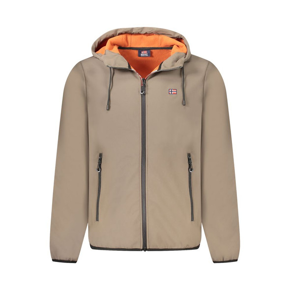 Norway 1963 Brown Polyester Men Jacket NO-39356 Norway 1963 Brown Polyester Men Jacket NO-39356