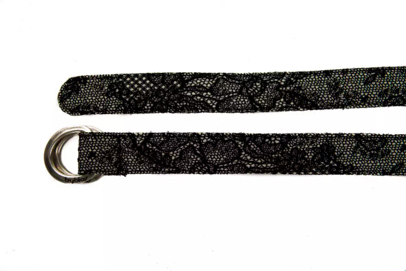 BYBLOS Black Wool Women Belt BYBLOS Black Wool Women Belt