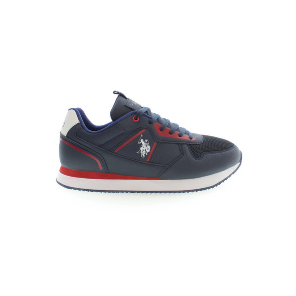 U.S. POLO ASSN. Blue Polyester Sneaker US-14056 U.S. POLO ASSN. Blue Polyester Sneaker US-14056