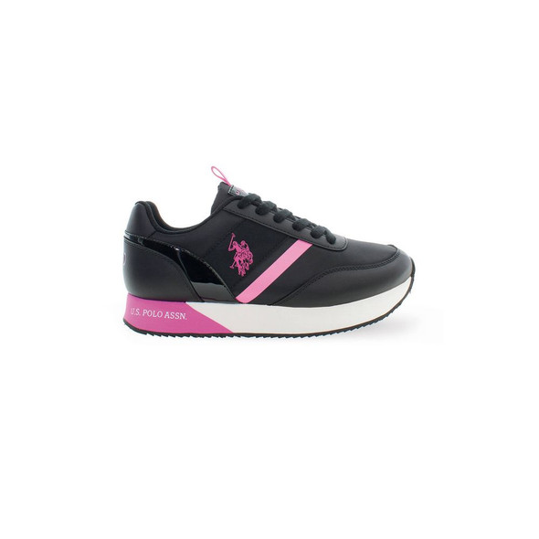 U.S. POLO ASSN. Black Polyester Sneaker US-15455 U.S. POLO ASSN. Black Polyester Sneaker US-15455