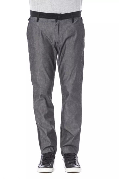 Verri Black Cotton Men Pants Verri Black Cotton Men Pants