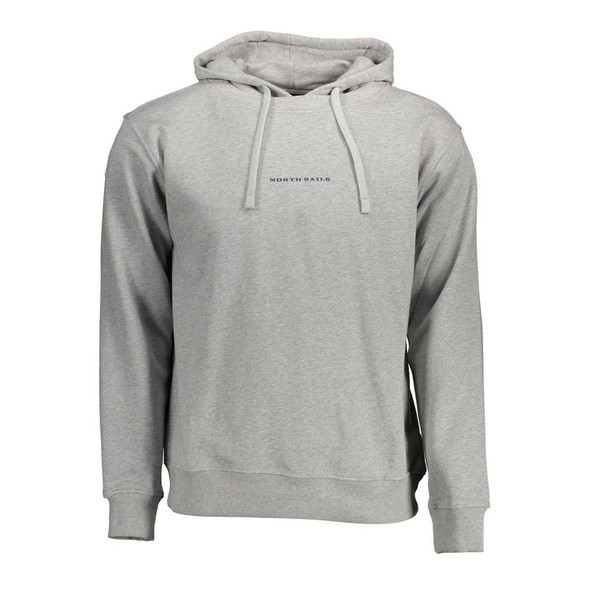 North Sails Gray Cotton Sweater NO-12521 North Sails Gray Cotton Sweater NO-12521