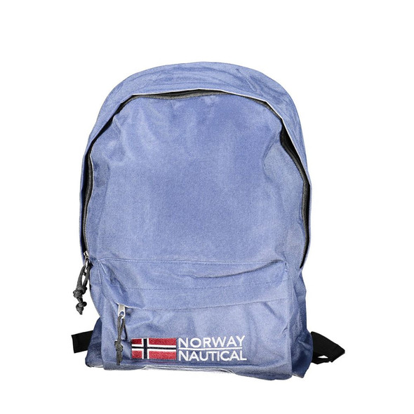 Blue Polyester Backpack Blue Polyester Backpack