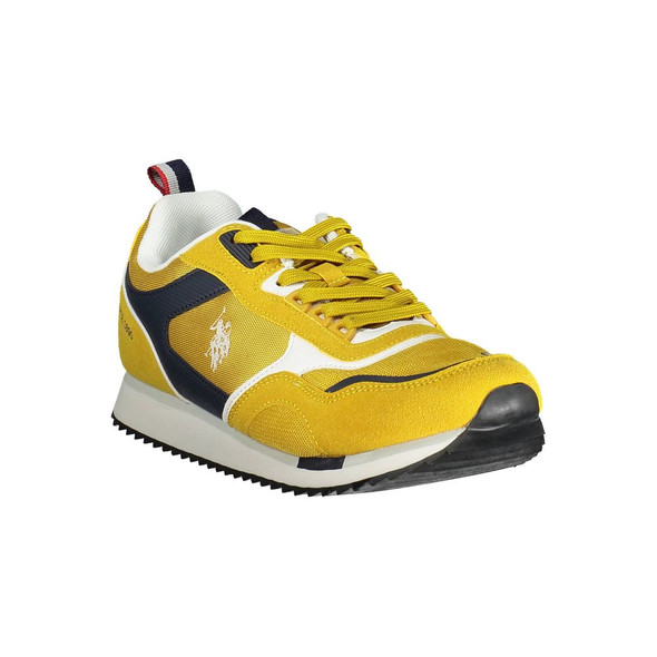 Yellow Polyester Sneaker US-20380 Yellow Polyester Sneaker US-20380