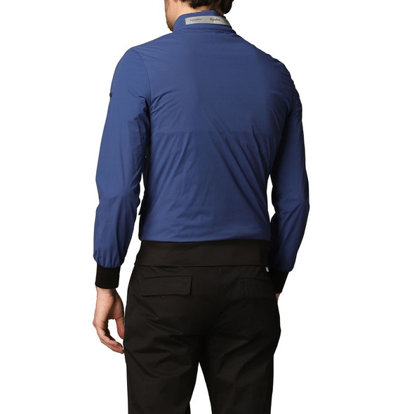 Elegant Blue Bielastic Bomber Jacket Elegant Blue Bielastic Bomber Jacket
