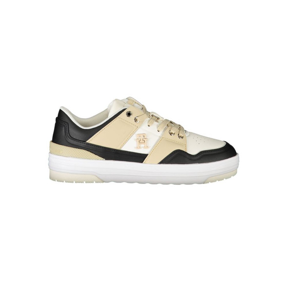 Tommy Hilfiger White Leather Women Sneaker TO-26826 Tommy Hilfiger White Leather Women Sneaker TO-26826