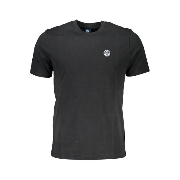 North Sails Black Cotton T-Shirt NO-27275 North Sails Black Cotton T-Shirt NO-27275