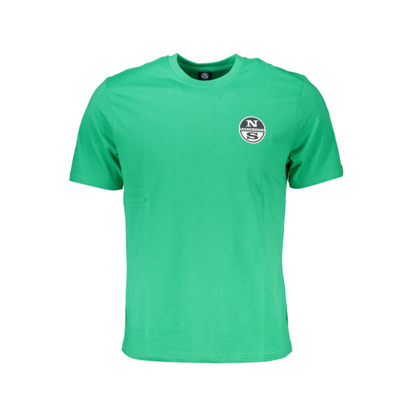 North Sails Green Cotton T-Shirt NO-27277 North Sails Green Cotton T-Shirt NO-27277