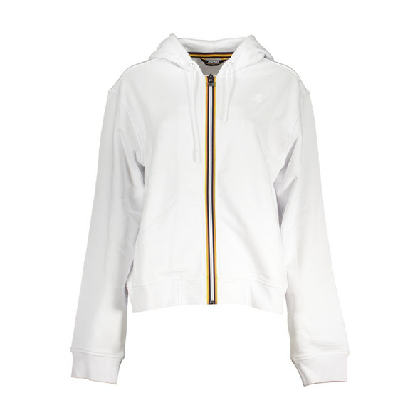 K-WAY White Cotton Sweater KW-28735 K-WAY White Cotton Sweater KW-28735