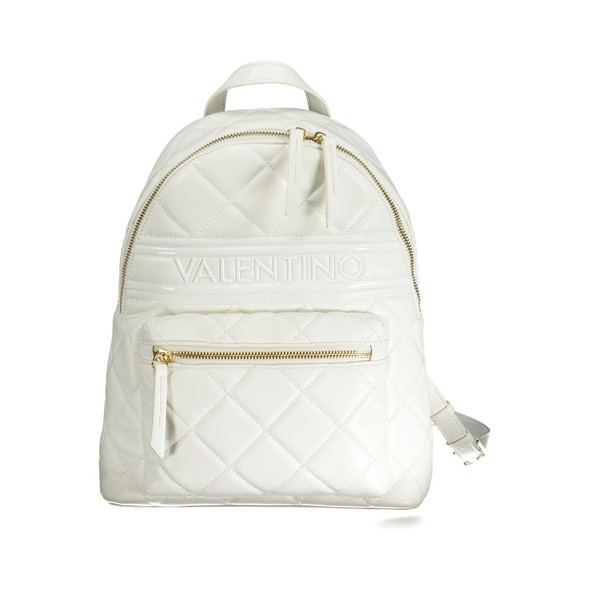 Mario Valentino White Polyethylene Backpack VA-29940 Mario Valentino White Polyethylene Backpack VA-29940