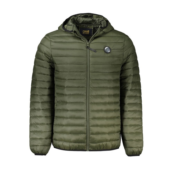 Green Polyamide Men Jacket CA-31945 Green Polyamide Men Jacket CA-31945