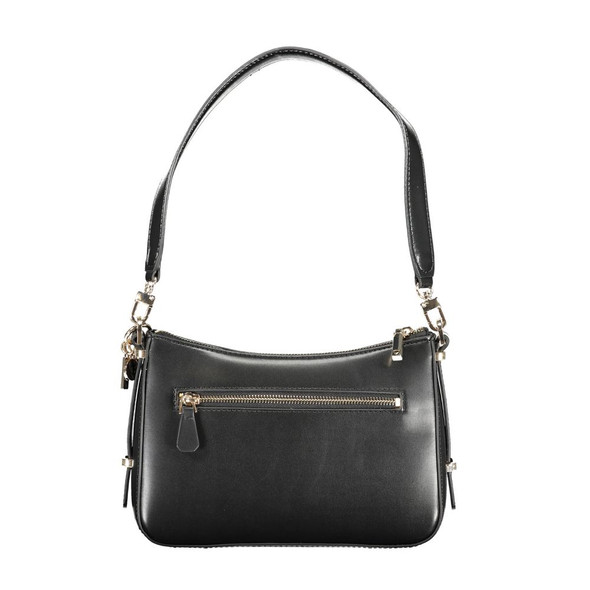 Black Polyethylene Women Handbag GU-32579 Black Polyethylene Women Handbag GU-32579