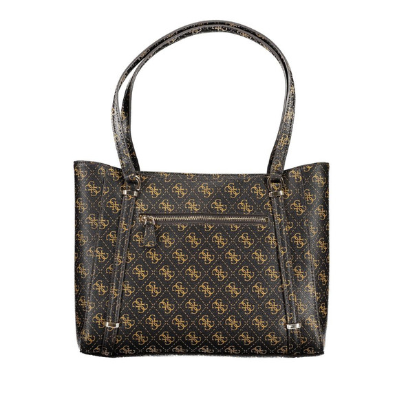 Brown Polyethylene Handbag GU-32228 Brown Polyethylene Handbag GU-32228