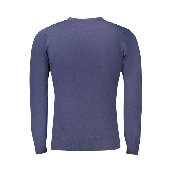 Blue Viscose Men Sweater CA-33477 Blue Viscose Men Sweater CA-33477