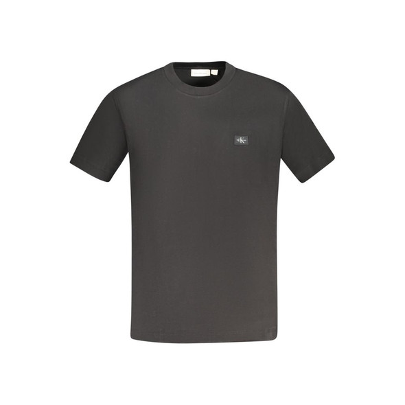 Calvin Klein Black Cotton Men T-Shirt Calvin Klein Black Cotton Men T-Shirt
