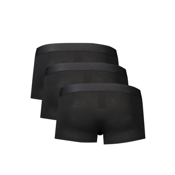 Bikkembergs Black Polyester Men Boxer Underwear Bikkembergs Black Polyester Men Boxer Underwear