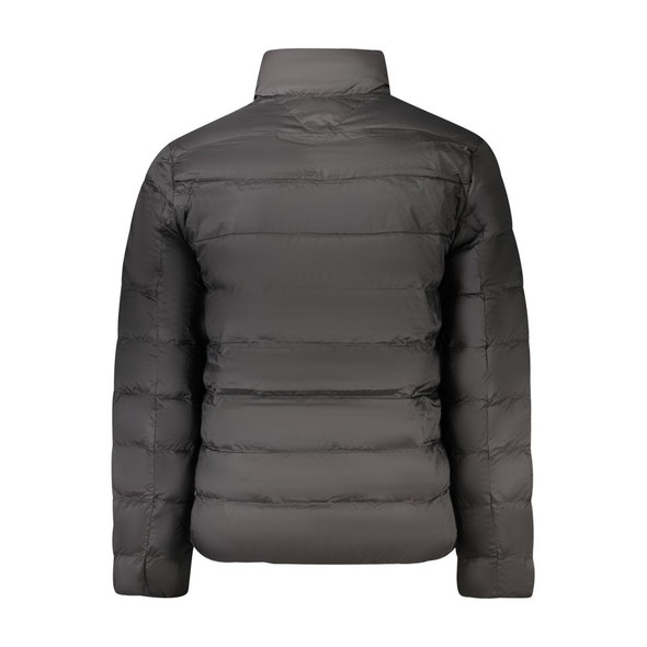 Black Polyamide Men Jacket TO-35359 Black Polyamide Men Jacket TO-35359