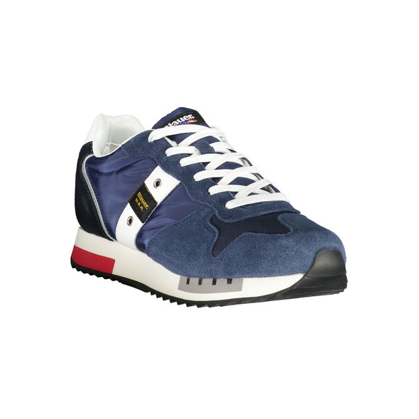 Blue Polyester Men Sneaker BL-35542 Blue Polyester Men Sneaker BL-35542