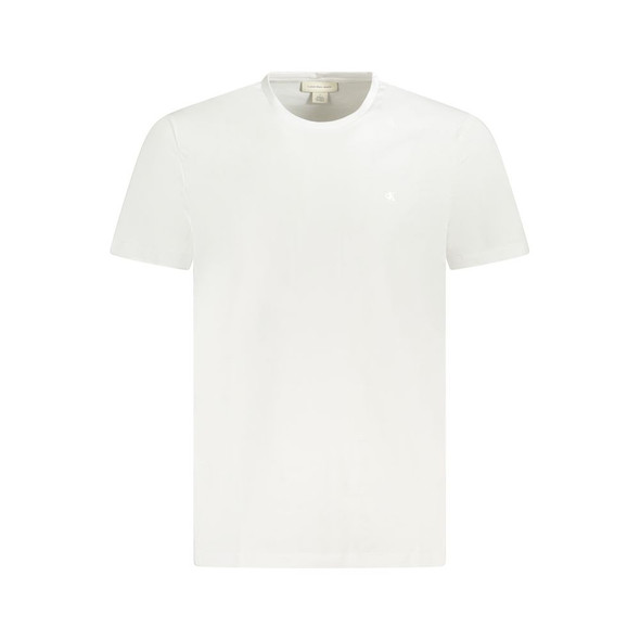 Calvin Klein White Cotton T-Shirt CA-35628 Calvin Klein White Cotton T-Shirt CA-35628