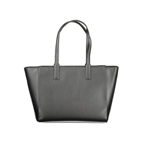 Black Recycled Polyester Women Handbag Black Recycled Polyester Women Handbag