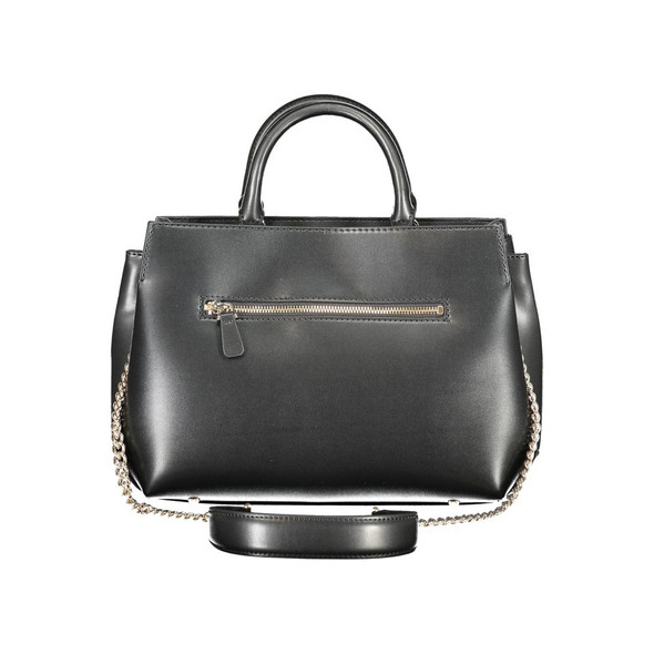Guess Jeans Black Polyethylene Women Handbag GU-36467 Guess Jeans Black Polyethylene Women Handbag GU-36467