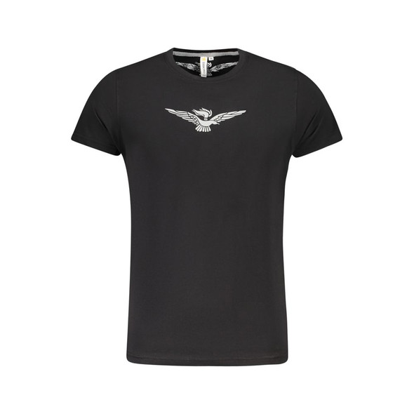 Accademia Militare Black Cotton T-Shirt AC-36542 Accademia Militare Black Cotton T-Shirt AC-36542