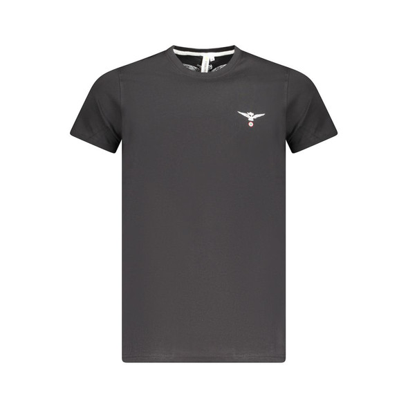 Accademia Militare Black Cotton T-Shirt AC-36565 Accademia Militare Black Cotton T-Shirt AC-36565