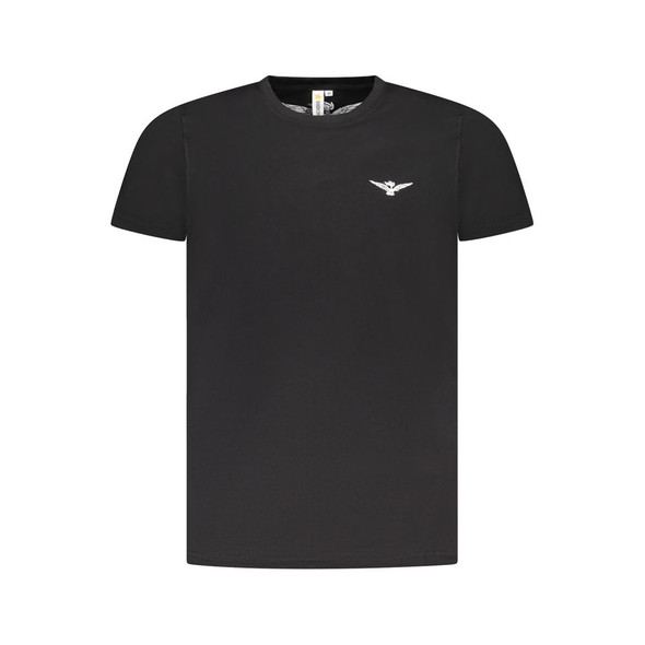 Accademia Militare Black Cotton T-Shirt AC-36571 Accademia Militare Black Cotton T-Shirt AC-36571