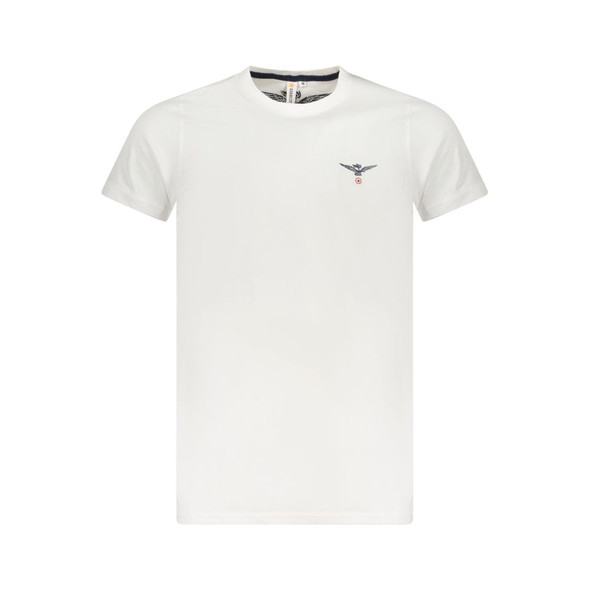 Accademia Militare White Cotton T-Shirt AC-36572 Accademia Militare White Cotton T-Shirt AC-36572