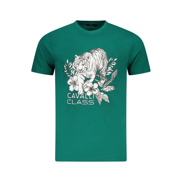 Green Cotton Men T-Shirt CA-36667 Green Cotton Men T-Shirt CA-36667