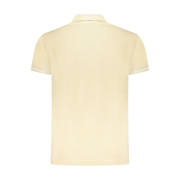 Cavalli Class Beige Cotton Men Polo Shirt Cavalli Class Beige Cotton Men Polo Shirt
