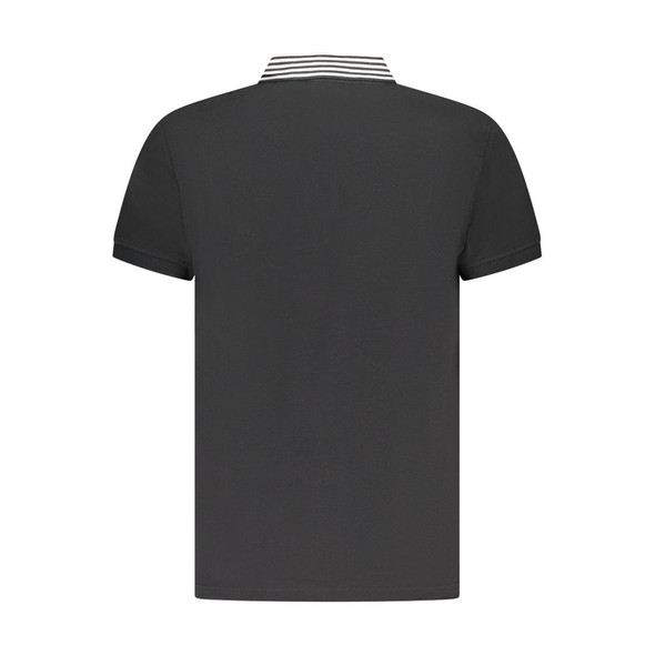Black Cotton Men Polo Shirt CA-36703 Black Cotton Men Polo Shirt CA-36703