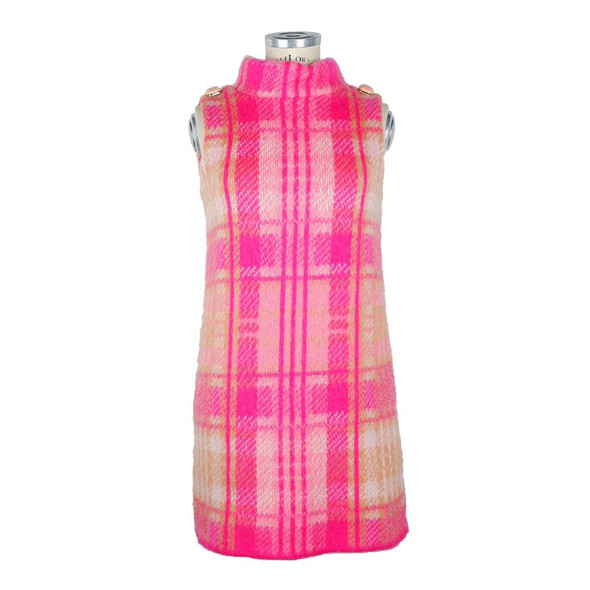 Elisabetta Franchi Fuchsia Marabou Women Dress Elisabetta Franchi Fuchsia Marabou Women Dress