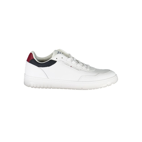 Tommy Hilfiger White Leather Sneaker TO-36742 Tommy Hilfiger White Leather Sneaker TO-36742