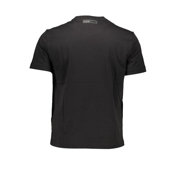 Plein Sport Black Cotton Men T-Shirt PL-37032 Plein Sport Black Cotton Men T-Shirt PL-37032