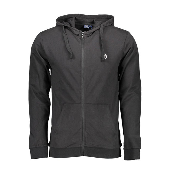 Sergio Tacchini Black Cotton Men Sweater Sergio Tacchini Black Cotton Men Sweater