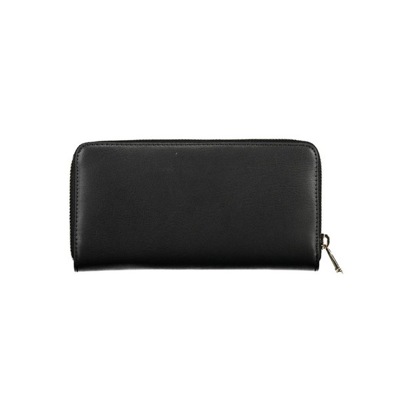 Tommy Hilfiger Black Polyethylene Women Wallet TO-37440 Tommy Hilfiger Black Polyethylene Women Wallet TO-37440