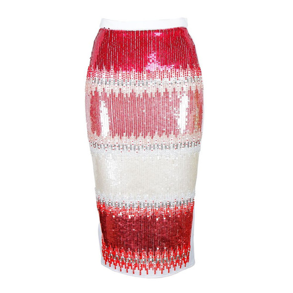White Polyester Women Skirt White Polyester Women Skirt