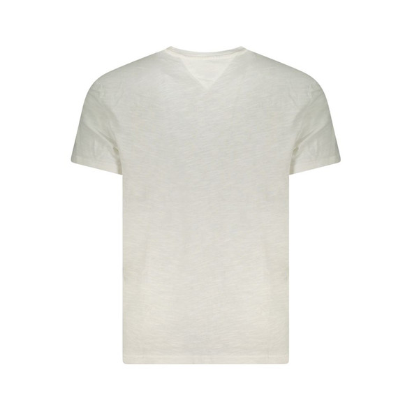 Tommy Hilfiger White Cotton Men T-Shirt TO-38458 Tommy Hilfiger White Cotton Men T-Shirt TO-38458