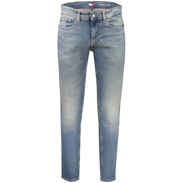 Tommy Hilfiger Blue Cotton Slim Men Jeans Tommy Hilfiger Blue Cotton Slim Men Jeans