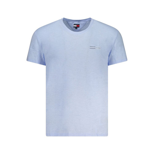 Tommy Hilfiger Blue Cotton Men T-Shirt TO-38466 Tommy Hilfiger Blue Cotton Men T-Shirt TO-38466