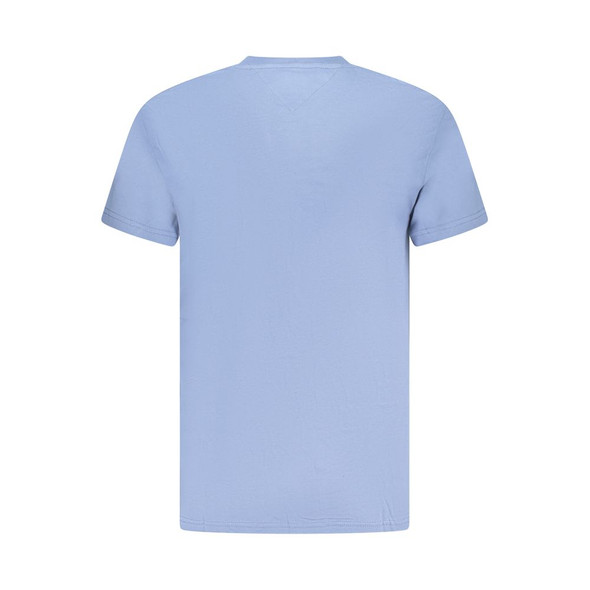 Tommy Hilfiger Blue Cotton Men T-Shirt TO-38472 Tommy Hilfiger Blue Cotton Men T-Shirt TO-38472